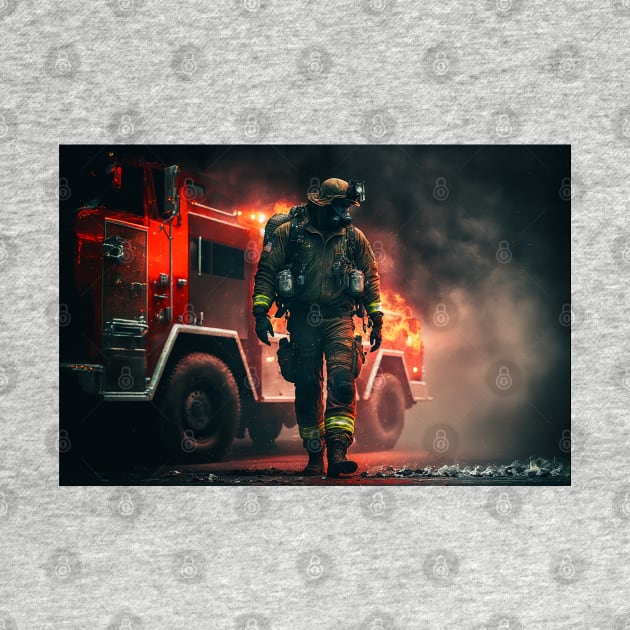 Firetruck on fire by SmartPics